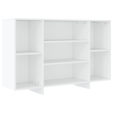 vidaXL fehér forgácslap tálalószekrény 120 x 30 x 75 cm (809620) bútor