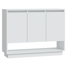 vidaXL fehér forgácslap tálalószekrény 97 x 31 x 75 cm (809530) bútor