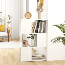 vidaXL fehér forgácslap térelválasztó könyvszekrény 60 x 24 x 94 cm bútor
