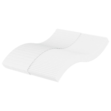 vidaXL fehér H2/H3 keménységű habmatrac 140 x 190 cm ágy és ágykellék