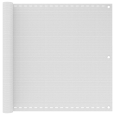 vidaXL fehér HDPE erkélytakaró 90 x 500 cm kerti bútor