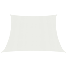 vidaXL fehér HDPE napvitorla 160 g/m² 3/4 x 3 m kerti bútor