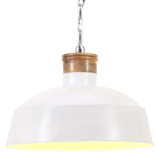 vidaXL fehér ipari függőlámpa 42 cm E27 világítás