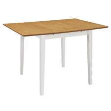 vidaXL fehér kihúzható MDF étkezőasztal (80-120)x80x74 cm bútor