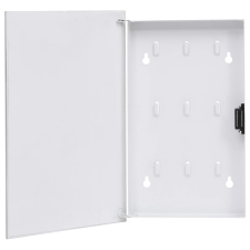 vidaXL fehér kulcsszekrény mágneses lappal 30 x 20 x 5,5 cm kulcsszekrény