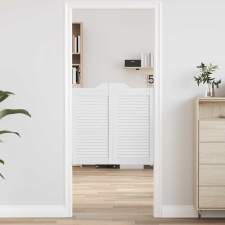 vidaXL fehér lengőajtók lamellás kialakítású 2 pár 80x80 cm építőanyag