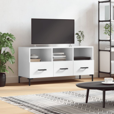 vidaXL fehér magasfényű szerelt fa TV-szekrény 102x36x50 cm bútor