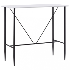 vidaXL Fehér MDF bárasztal 120 x 60 x 110 cm bútor