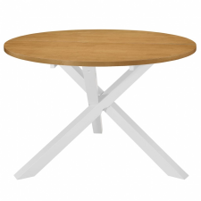 vidaXL fehér MDF étkezőasztal 120 x 75 cm bútor