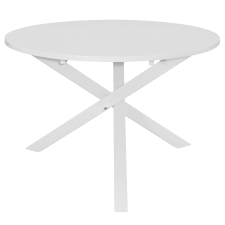 vidaXL fehér MDF étkezőasztal 120 x 75 cm (247632) bútor