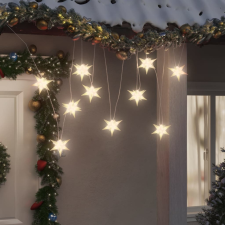 vidaXL fehér morva csillag lámpa 10 LED-del 10 cm karácsonyi dekoráció