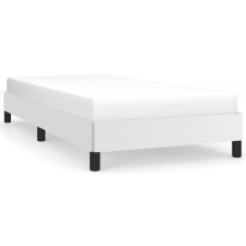 vidaXL fehér műbőr ágykeret 100x200 cm (346887) ágy és ágykellék