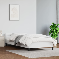 vidaXL fehér műbőr ágykeret fejtámlával 80 x 200 cm ágy és ágykellék