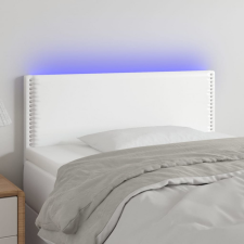 vidaXL fehér műbőr LED-es fejtámla 100 x 5 x 78/88 cm ágy és ágykellék