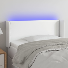 vidaXL fehér műbőr LED-es fejtámla 103x16x78/88 cm ágy és ágykellék