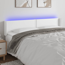 vidaXL fehér műbőr LED-es fejtámla 183x16x78/88 cm ágy és ágykellék