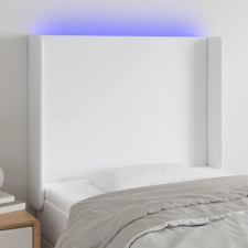 vidaXL fehér műbőr LED-es fejtámla 93x16x118/128 cm ágy és ágykellék