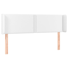 vidaXL fehér műbőr szárnyas fejtámla 147x16x78/88 cm (3118719) ágy és ágykellék