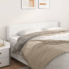 vidaXL fehér műbőr szárnyas fejtámla 163x16x78/88 cm ágy és ágykellék