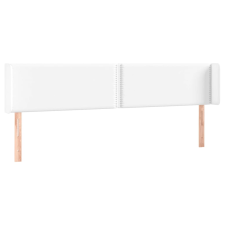vidaXL fehér műbőr szárnyas fejtámla 183x16x78/88 cm (3118731) ágy és ágykellék