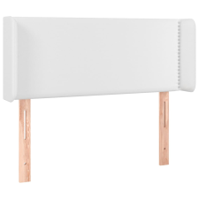 vidaXL fehér műbőr szárnyas fejtámla 83x16x78/88 cm (3118701) ágy és ágykellék