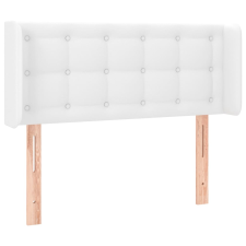 vidaXL fehér műbőr szárnyas fejtámla 93x16x78/88 cm (3118847) ágy és ágykellék