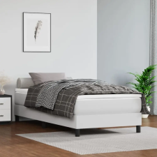 vidaXL Fehér műbőr zsebrugós ágymatrac 90x190x20 cm ágy és ágykellék