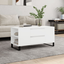 vidaXL fehér műfa dohányzóasztal 102x44,5x50 cm bútor