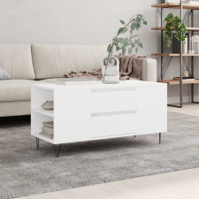 vidaXL fehér műfa dohányzóasztal 102x44,5x50 cm bútor