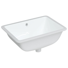 vidaXL fehér négyszögű kerámia fürdőszobai mosdókagyló 55,5x37,5x19 cm (153727) szaniter