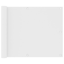 vidaXL Fehér oxford-szövet erkélyparaván 75 x 500 cm kerti bútor
