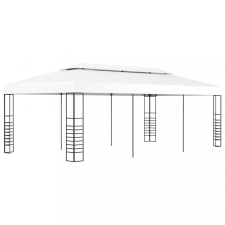 vidaXL Fehér pavilon 6 x 3 m kerti bútor