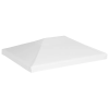 vidaXL Fehér pavilon-tetőponyva 270 g/m² 4 x 3 m