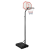 vidaXL fehér polietilén kosárlabda állvány 282-352 cm