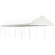 vidaXL fehér polietilén pavilon tetővel 11,15 x 4,08 x 3,22 m kerti bútor
