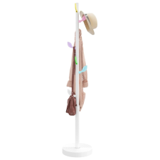 vidaXL fehér porszórt vas ruhafogas 172 cm bútor