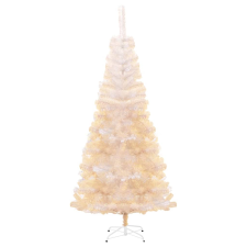 vidaXL fehér PVC műkarácsonyfa irizáló csúcsokkal 240 cm (344637) műfenyő