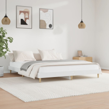 vidaXL Fehér szerelt fa ágykeret 140 x 200 cm ágy és ágykellék