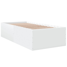vidaXL fehér szerelt fa ágykeret 90 x 200 cm (3280965) ágy és ágykellék