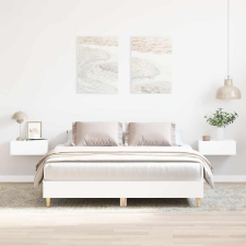 vidaXL fehér szerelt fa ágykeret matrac nélkül 150 x 200 cm ágy és ágykellék