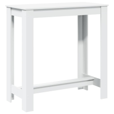 vidaXL fehér szerelt fa bárasztal 102 x 50 x 103,5 cm (854409) bútor