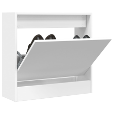 vidaXL fehér szerelt fa cipőszekrény 60 x 21 x 57 cm bútor