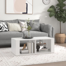 vidaXL fehér szerelt fa dohányzóasztal 100 x 50 x 36 cm bútor