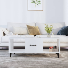vidaXL fehér szerelt fa dohányzóasztal 102 x 50 x 40 cm bútor
