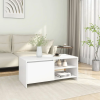 vidaXL fehér szerelt fa dohányzóasztal 102 x 50 x 45 cm