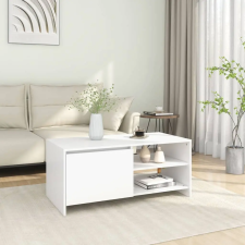 vidaXL fehér szerelt fa dohányzóasztal 102 x 50 x 45 cm bútor