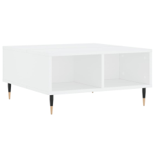 vidaXL fehér szerelt fa dohányzóasztal 60x60x30 cm (827028) bútor