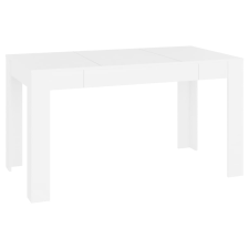 vidaXL fehér szerelt fa étkezőasztal 140 x 74,5 x 76 cm (804202) bútor