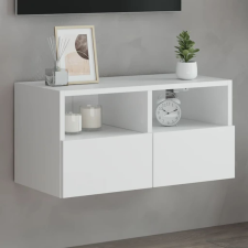 vidaXL fehér szerelt fa fali TV-szekrény 60 x 30 x 30 cm bútor