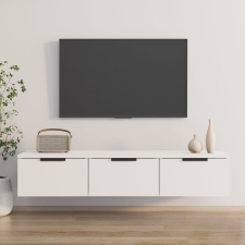 vidaXL fehér szerelt fa faliszekrény 102 x 30 x 20 cm bútor
